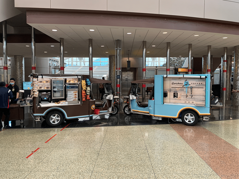 Einstein Bros. Bagels & Caribou Coffee Tuk Tuks Denver International