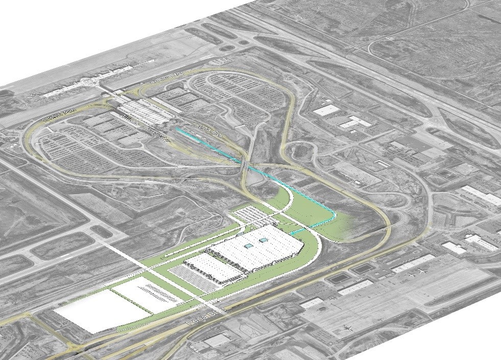 Denver International Airport Announces - Conrac Drawing