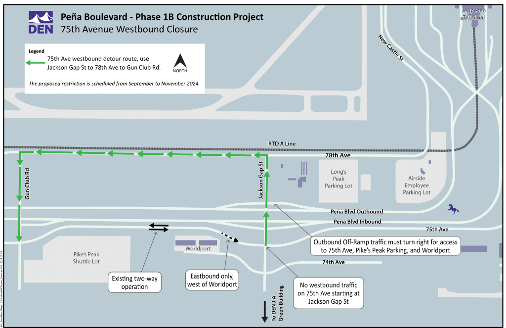 Peña Construction Prompts Detours for Jackson Gap and 75th | Denver ...